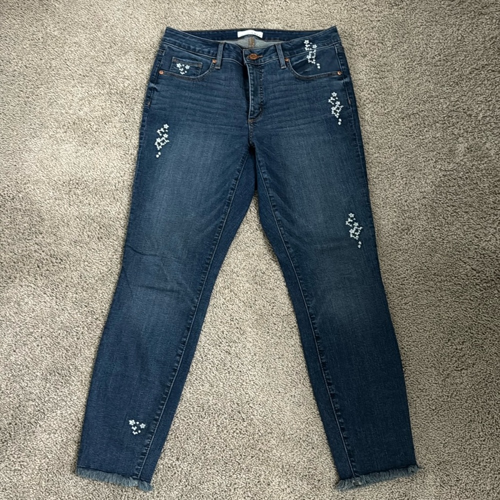Loft cropped jeans